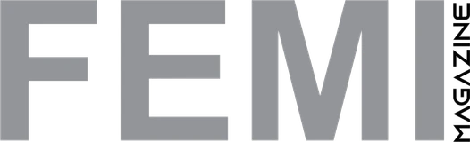 Femi Magazine logo, link to its feature on Charika White