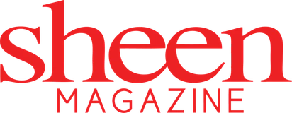 Sheen Magazine logo, link to its feature on Charika White